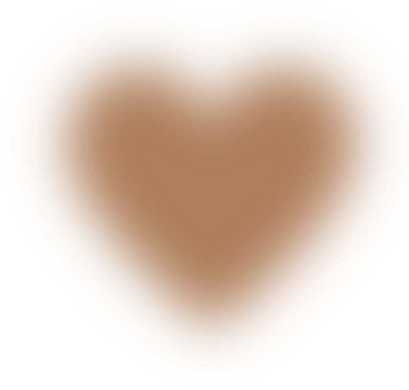 Brown Heart Gradient Blur