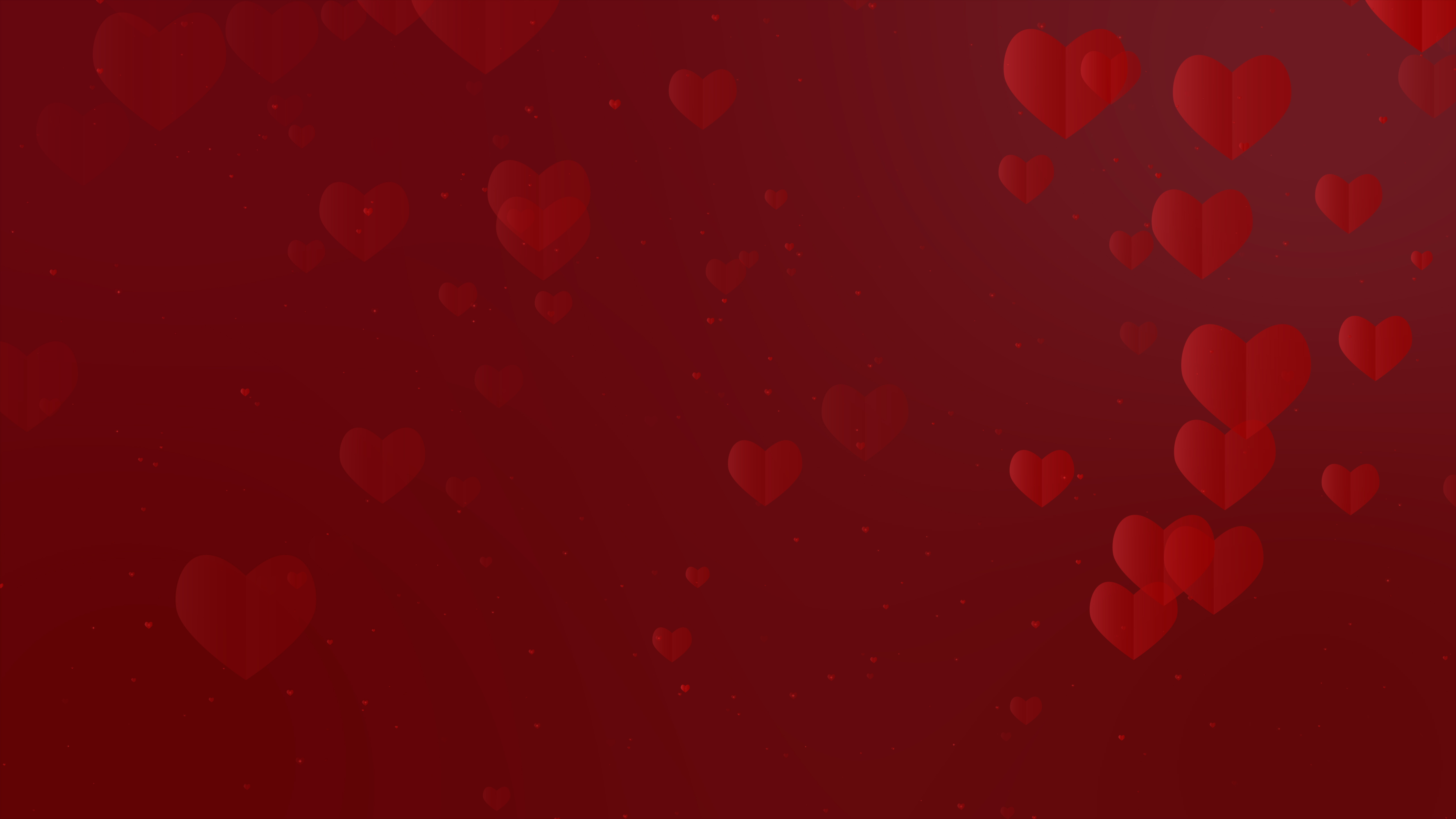 Red Background with Red Hearts