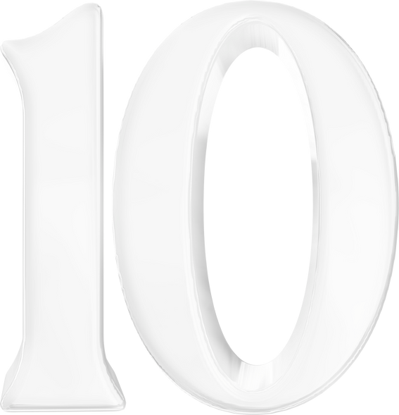 Number Silver 10