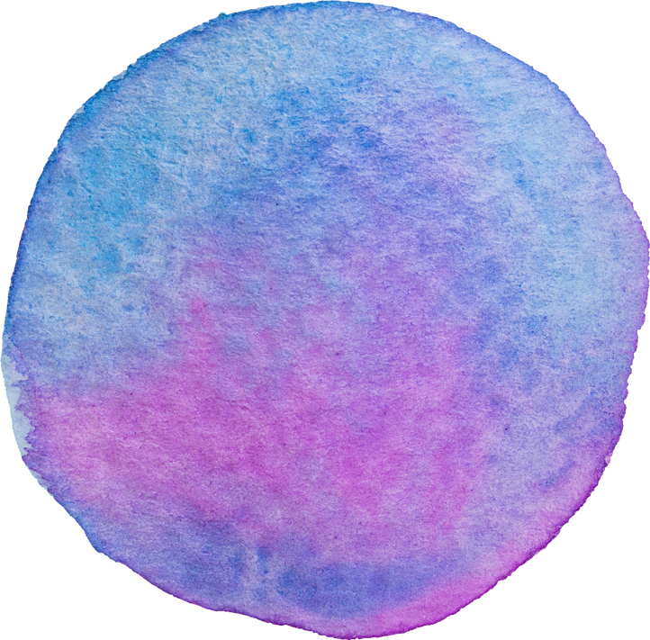 Violet Watercolor Circle Shape