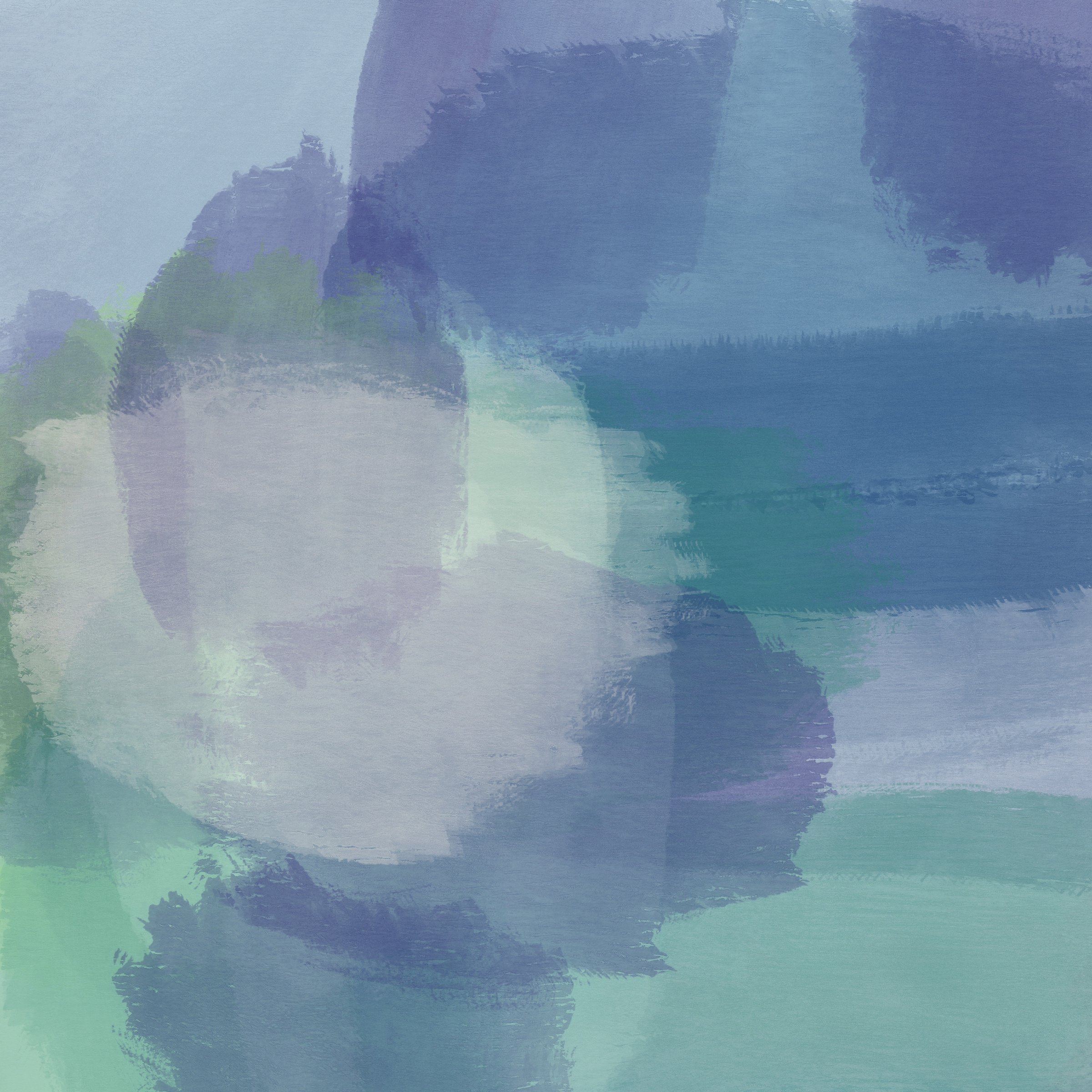 Green Blue Abstract Painting Background