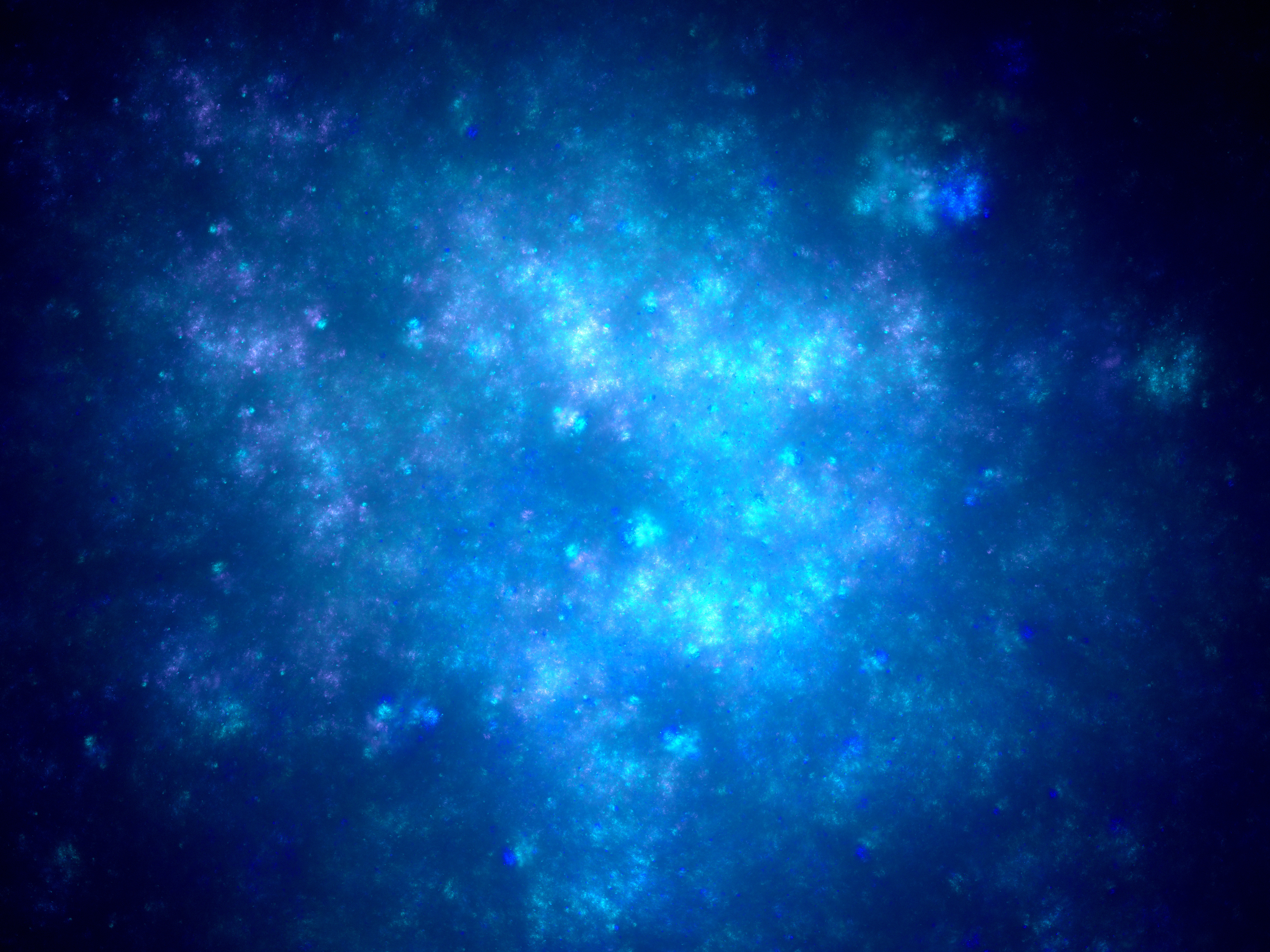 Blue glowing young nebula