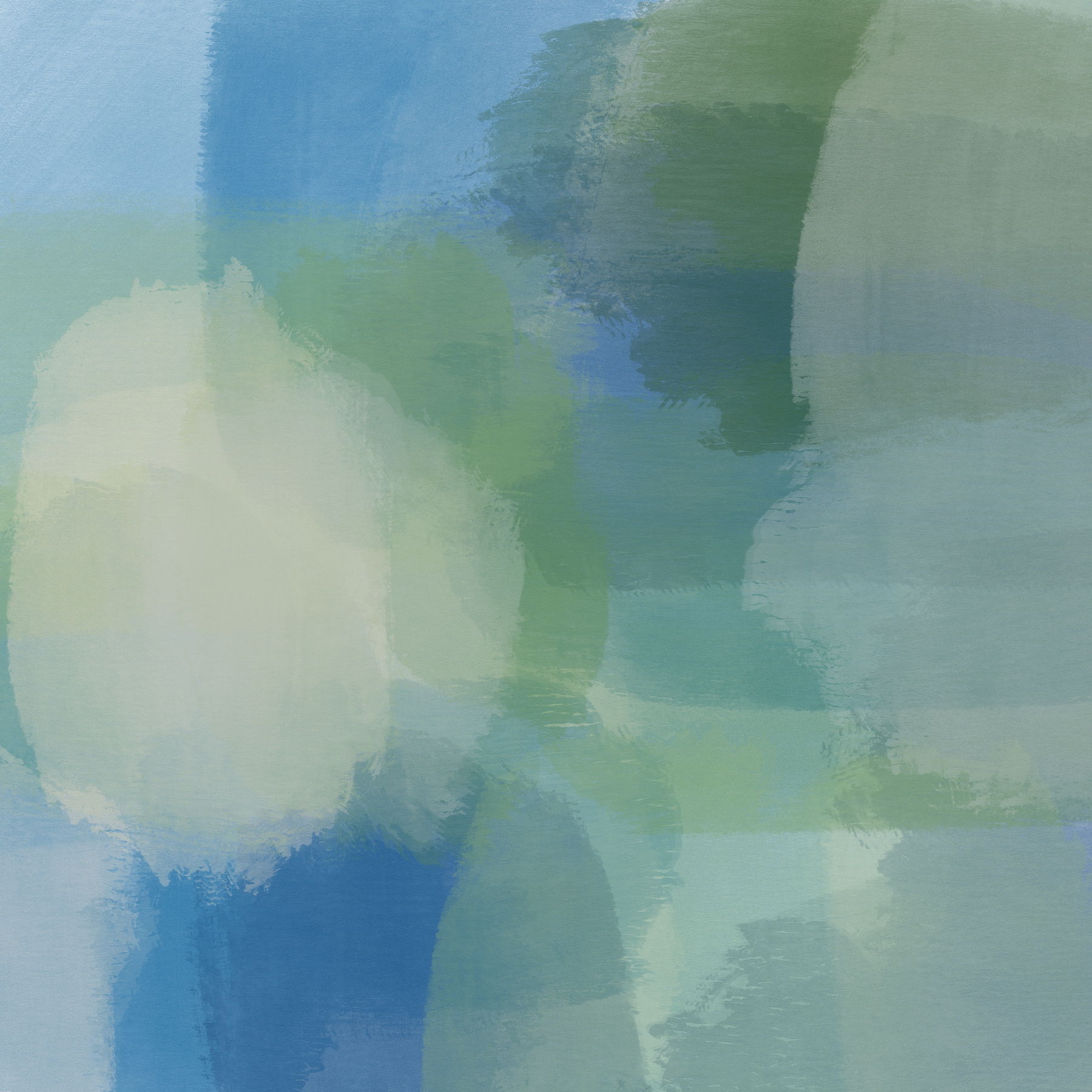 Green Blue Abstract Painting Background