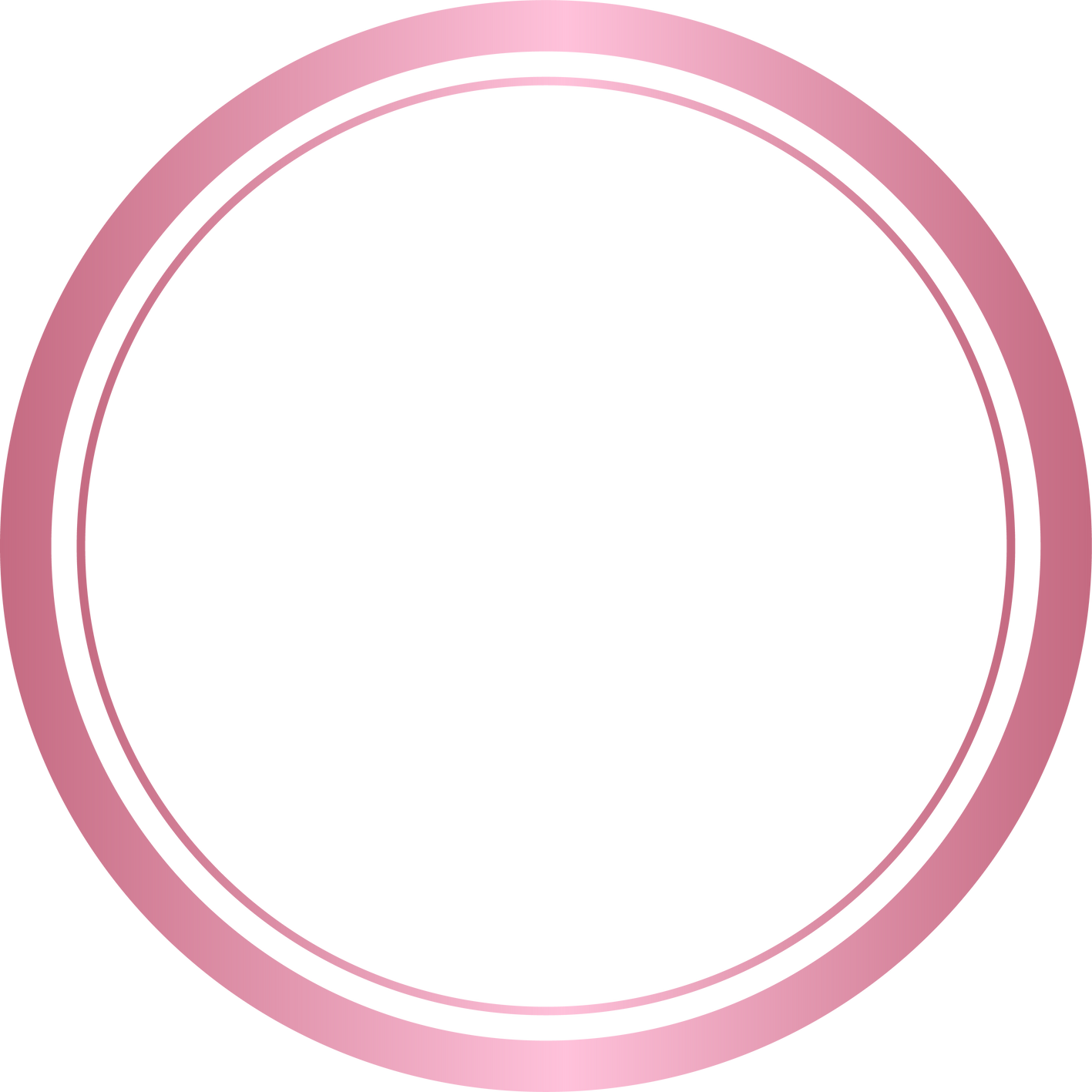 Pink Gradient Round Frame