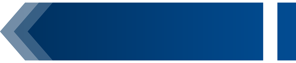 blue banner arrow