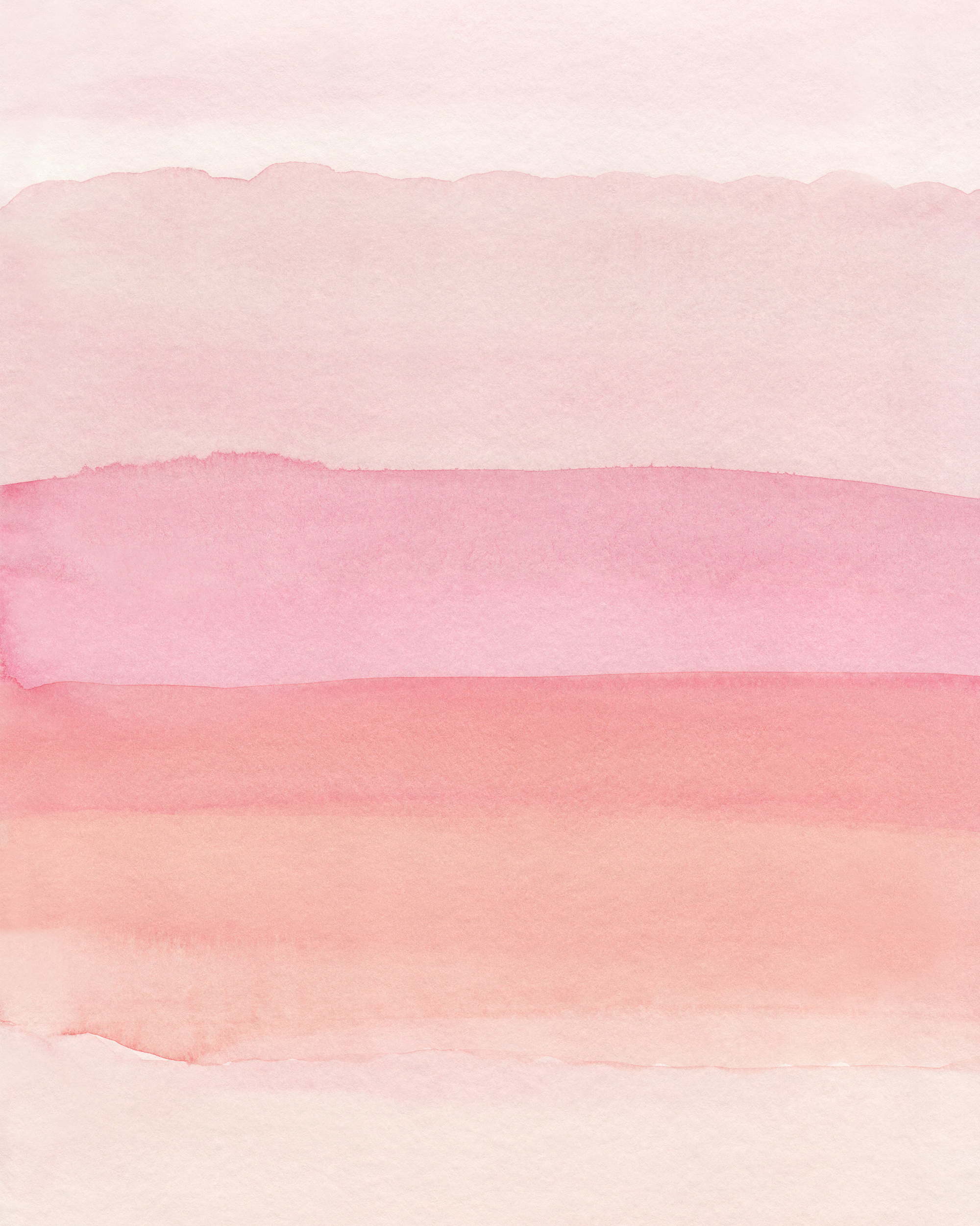 Pink Watercolor Stripes Background