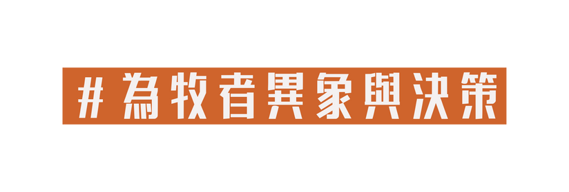 為牧者異象與決策